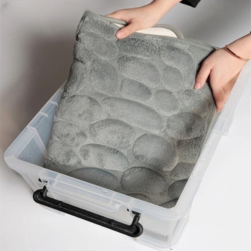 Tapete De Banheiro Antiderrapante Absorvente e Macio